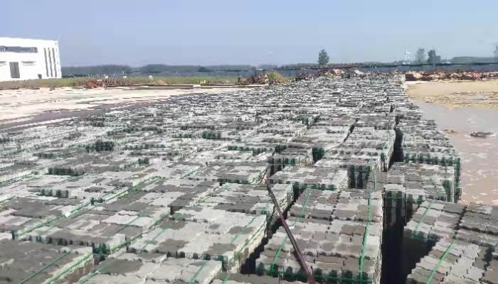 码头砖 高强度混凝土码头砖 波浪砖